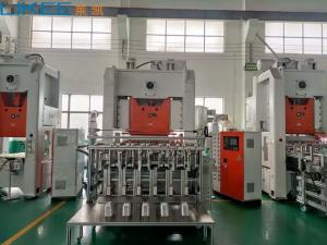 China High Speed 12000Pcs/h Aluminium Foil Container Production Line for Food Packing on sale