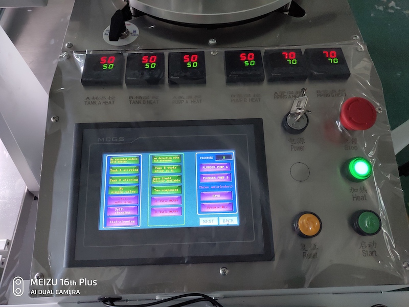 Two Component Epoxy Resin Meter Mix Dispenser for D H Daheng Epoxy Potting Machine