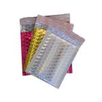 OEM Holographic Bubble Mailers Aluminum Foil Mailers Colored air shipping Bubble