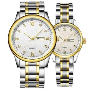 Quality 5ATM Waterproof Couple Quartz Watch , Sandproof Diamond Couple Watches wholesale