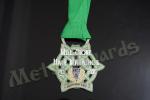 Die Casting Starr Bottle Opener Medals , Bottle Lid Opener 3mm Thickness