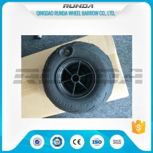 Quality No Axle Pneumatic Wheelbarrow Wheels Puncture Resistant PVC 230mm*115mm wholesale
