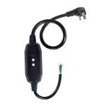 Auto GFCI US 3PIN Plug NEMA 515P Male To Female 90 Degree Falt Plug Outdoor