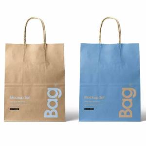 Quality Custom Logo Card Boardpaper Bag For Clothing Shopping wholesale