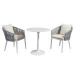 100% Polyester Patio Rope Furniture Outdoor Leisure Chairs