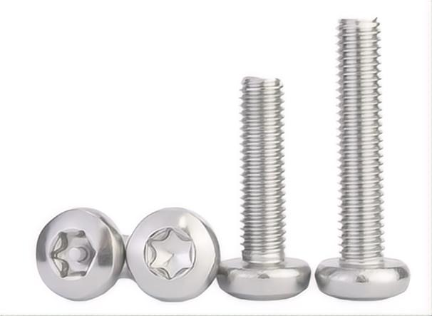 Black Torx Head Star Security Self Tapping Drilling Screw with Anti-Theft Function