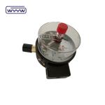 100mm black steel bottom pressure manometer with electric contact
