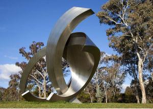 Quality Garden Large Modern Abstract Stainless Steel Decorative Sculpture wholesale