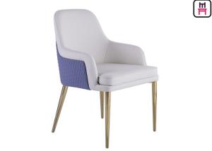 Quality Arm Stainless Steel Legs Bar Hotel Furniture Chairs With Luxury Leather Seats wholesale
