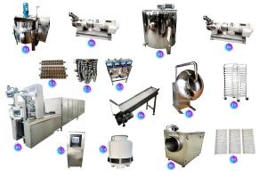 Quality Peppermint leaf shaped Gummies production line CE Approval Candy Equipment Gummy manufacturing equipment 600kg/h wholesale