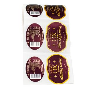 Quality Customized Wine Packaging Sticker Label Glossy Lamination wholesale
