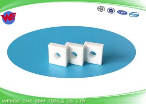 Quality White Makino EDM Consumables Cutter Unit Ceramic 12.7x12.7x4.75TX ID4.9 N501 wholesale
