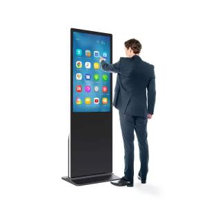 Quality 178° Floor Standing Digital Signage with High Contrast Ratio wholesale