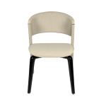 High End Modern Leather Dining Room Chair Gold Plated Stainless Steel Luxury