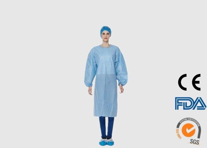 Disposable Surgical Gown Custom Size Various Color For Medical / Hospital