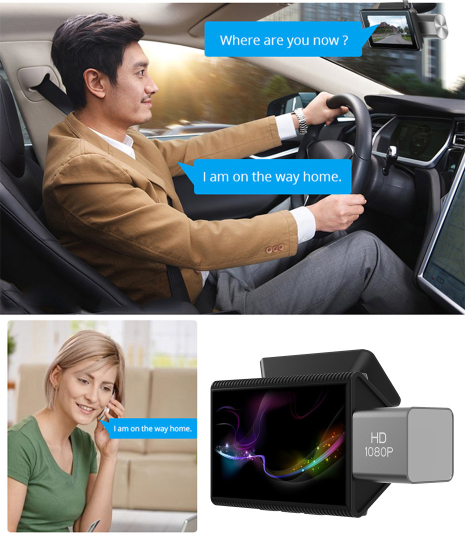 3inch IPS Touch 4G Car Motion Activated Dashcam Mini Car Camcorder LET Remote Monitoring