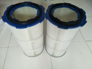 Quality Industrial Spunbond Pleated Filter Cartridge Dust Collector OD325 wholesale