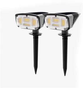 Quality IP55 1.5W Outdoor Solar Landscape Spotlights , 200LM Solar Outside Security Lights wholesale