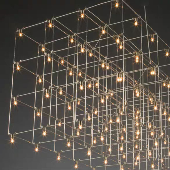 Modern Large Luxury LED Chandeliers Indoor Hotel Decoration Chandelier Lighting(WH-NC-81)