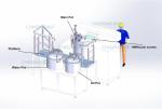 Hair Cream Cosmetic Emulsifier Mixer 5000L Vacuum Emulsifying Mixer Machine