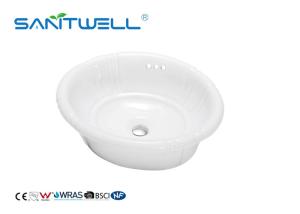 Quality Counter Top Ceramic Art Basin Porcelain Bathroom Basin 480 * 385 * 170mm wholesale