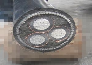 Quality 15kv Xlpe Aluminum Conductor Armoured Power Cable / 6mm 3 Core Swa Cable wholesale