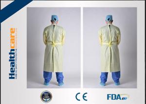 Quality Hygiene Disposable Protective Gowns Doctor Suit Blue / White / Yellow / Green Colour wholesale