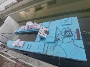 Quality Floating Oil Skimmer Cyanobacteria Cleanup Ship wholesale