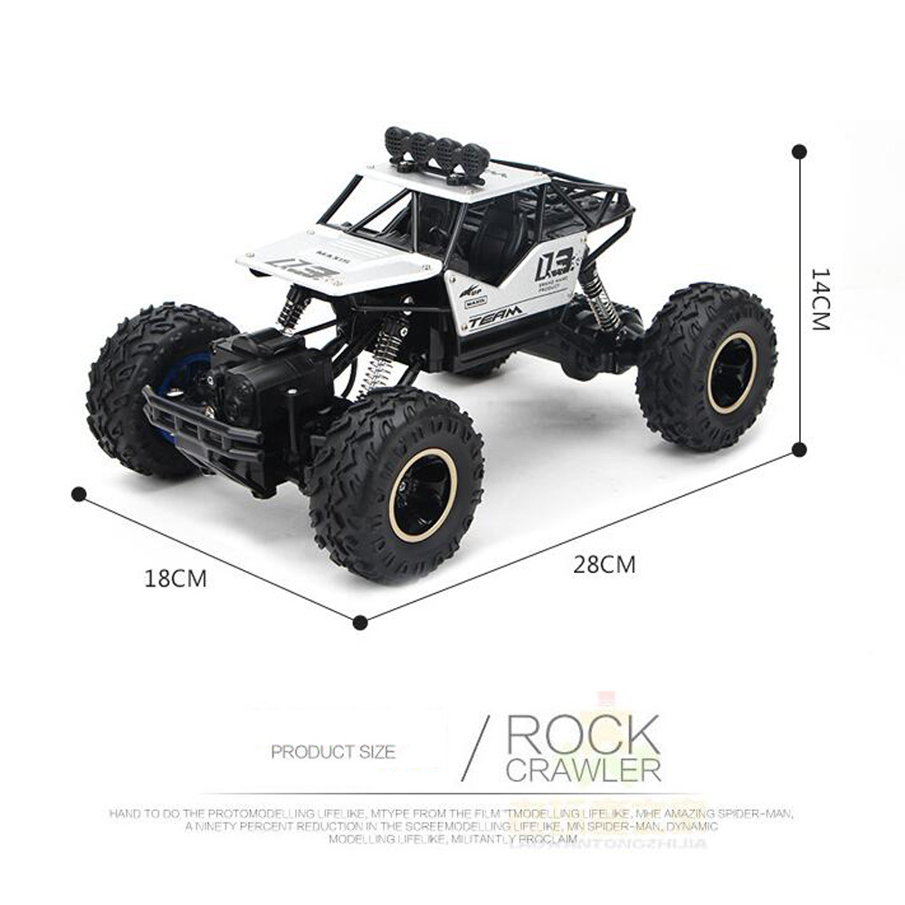 Boy's Speed Racing Toy Car 90 Minutes Charging Time Four-Wheel Drive Climbing Big Car