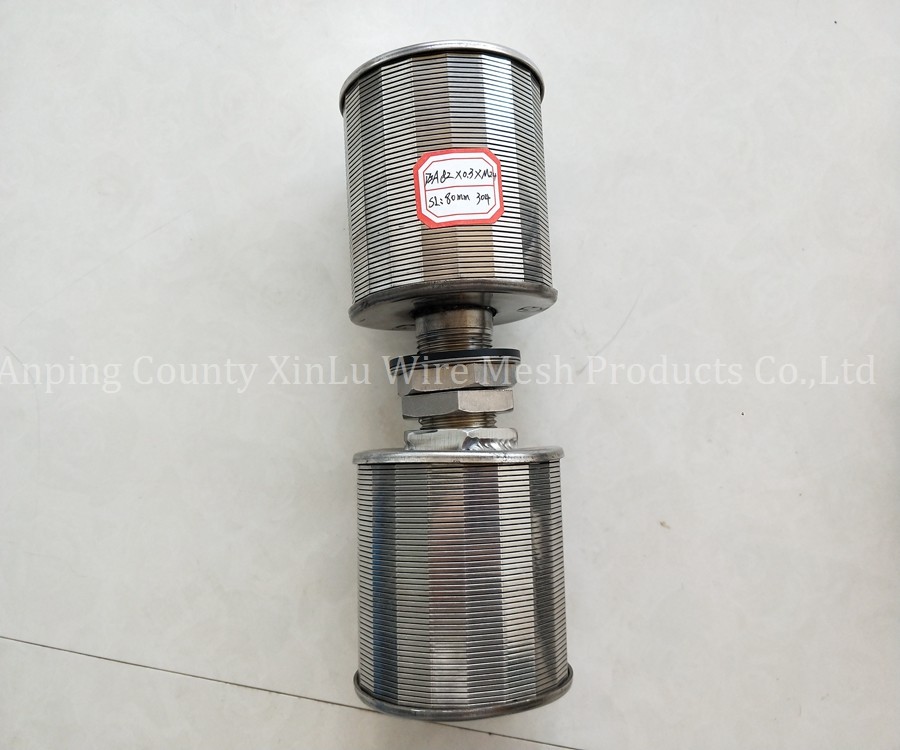 SS Wire Wrapped Water Strainer Filter Nozzles For Mineral Water Plant