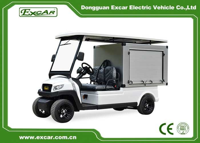2 Seaters Electric Utility Carts With Three Layers Cargo Box