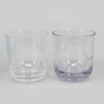 Reusable Wide Rim Plastic Whisky Tumbler Cups 390ml Food Safe