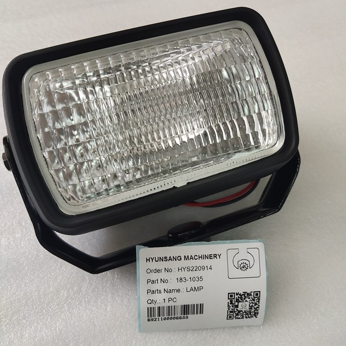 Excavator Parts Lamp 183-1035 1831035 For E311C E315C