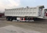 Length 7500mm Tipper Semi Trailer Truck Tipping Trailers