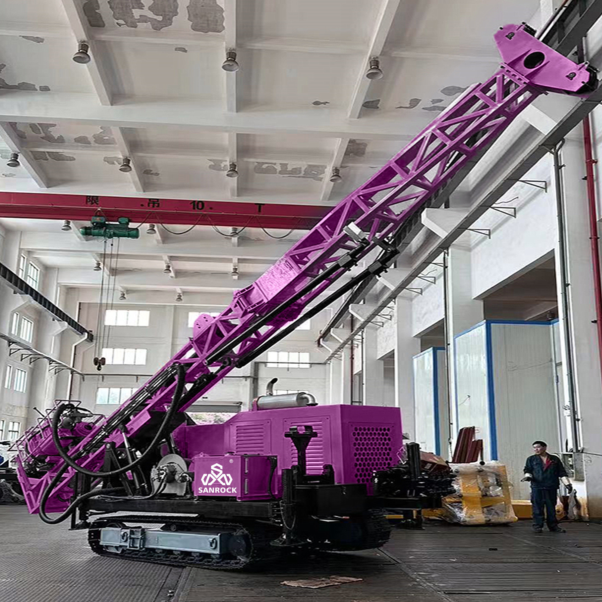 Geological Borehole Drilling Rig 1200m Hydraulic Diamond Core Sampling Drilling Machine