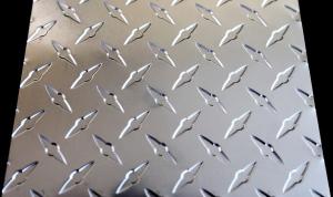 Quality Alu Checker Plate Sheet , Customized Aluminum Diamond Tread Plate wholesale