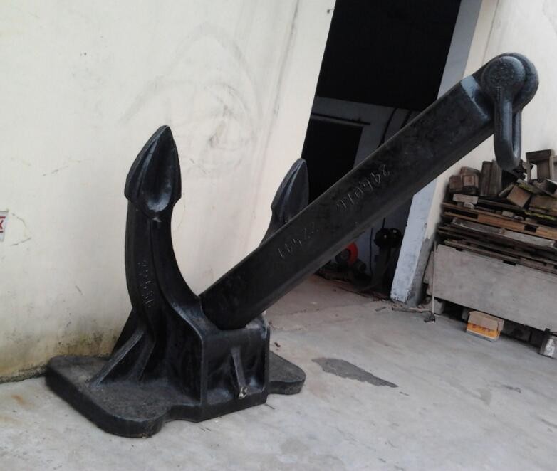 Navy Ship Marine Mooring Equipment Speck Anchor Galvanized / Painted Surface