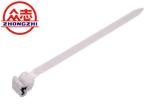 Outside Serrated Automotive Cable Ties White Plastic Cable Ties Wraps