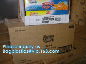 Quality Snap Lock Bags, Zipper Lock Fresh, Seal Fresh, Zip Grip, Grip Seal, Food Storage Bags, Gallon, Quarter Size wholesale