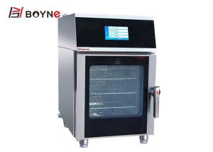 Quality Commercial Electric Touch Sreen Steam Combi Oven High Efficiency 4 Deck Table Top CE Certification wholesale