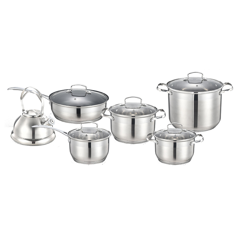 Quality Restaurants Cookware Set Non Stick Stainless 12pcs Cookware Set Manufacturer