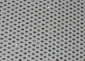 Quality Eco Pvc Material Perforated Leather Fabric Microfiber Punching Hole Design wholesale