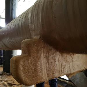 Quality Brown Petrol Wax Tape Pipe Coating Anti Corrosion Pipe Wrap 1.2mm Thicknes wholesale
