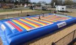 Kids N Adults Big Bounce Inflatable Jump Pad Made Of Heavy Duty Material For