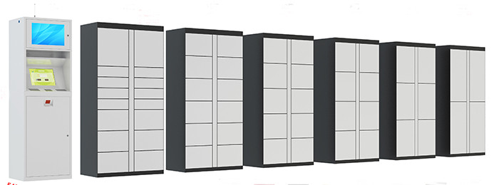 Outdoor Parcel Delivery Post Locker System Intelligent Controller Smart
