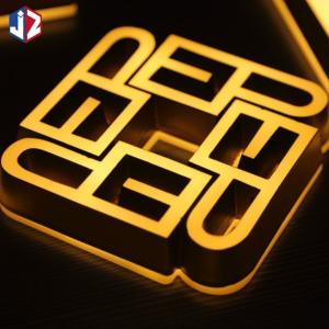 Quality AC240V Light Up Acrylic Signs Advertising LED 3D Acrylic Signage wholesale
