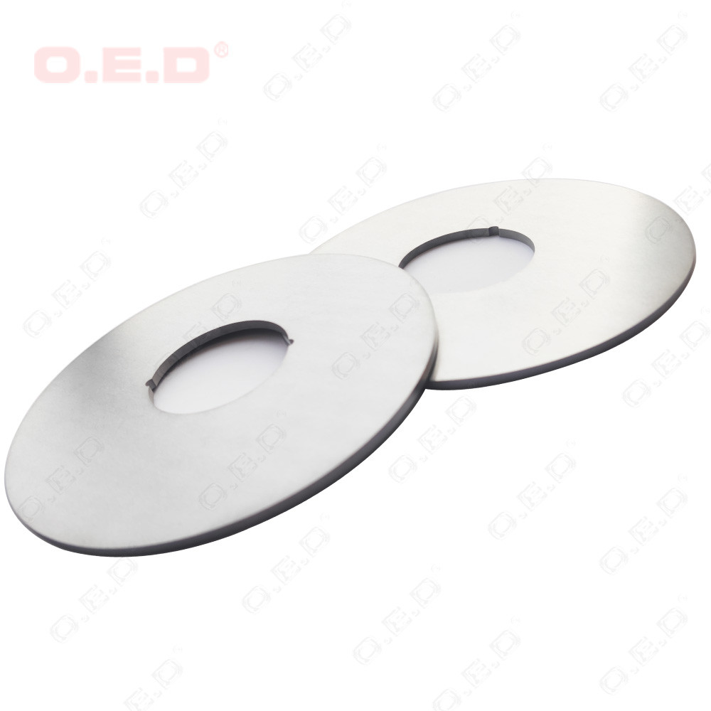 Circular Slitting Blades 10% Cobalt Metalworking Knives Ground Blades