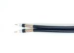 Dual RG6U Quad Shield Coaxial Cable 18 AWG CATV Class Eca CE Telecom Wire