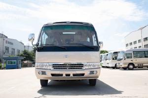 Quality Road Sightseeing High Roof Coaster Minibus Environmental Low Fuel Consumption wholesale