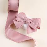 Wrinkle Edge Polyester Satin Ribbon 25mm-38mm Double Faced Satin Ribbon